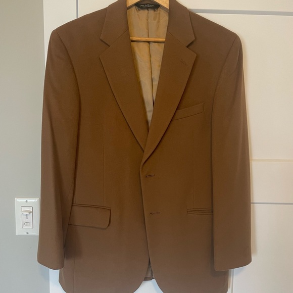 Brown wool sports coat - Picture 1 of 4